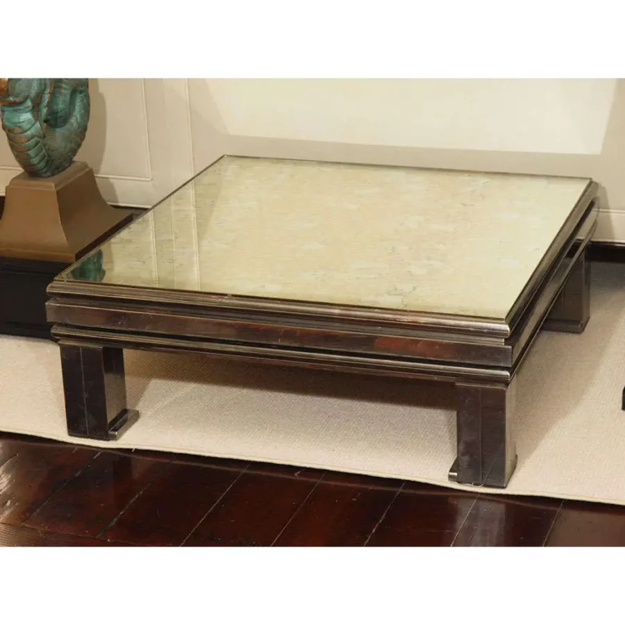 guy-lefevre-antiqued-mirrored-coffee-table-0676
